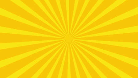 Sunshine icon with yellow background. Icon design.の写真素材