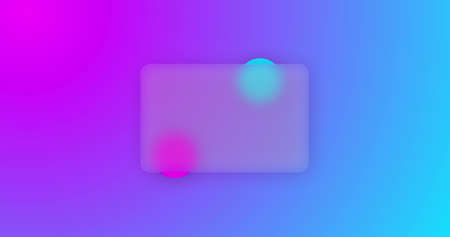 Trendy glassmorphism motion graphic background with place for text. Love. Colorful abstract shapeの写真素材