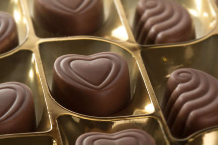 Heart shaped chocolate