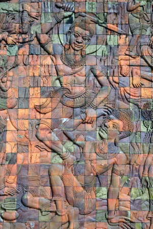 Goddess engrave tile.の写真素材