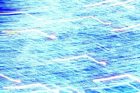abstract Christmas tree in blue light motion