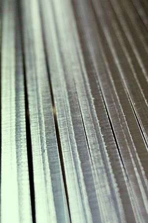 mix of stainless steel slat in warehouseの写真素材
