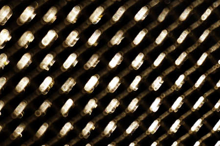 abstract golden light blur motion for background usedの写真素材