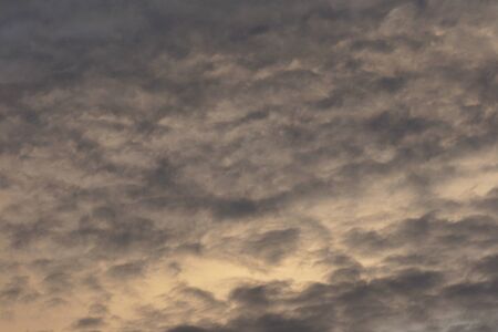full of cloud in the blue sky