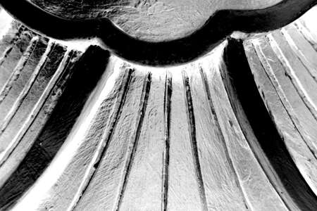 abstract of black and white line artworkの写真素材