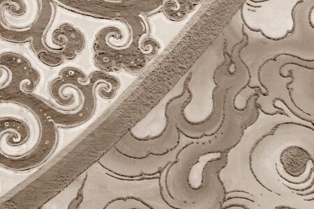abstract of brown flame and water art