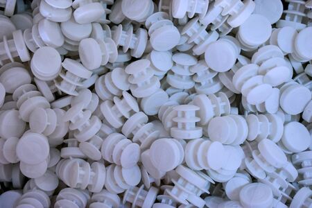 abstract plastic spare part for background usedの写真素材