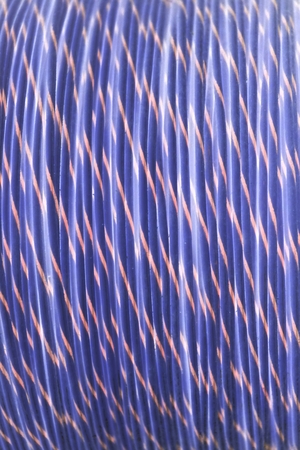 abstract roll of electic ground connection cable