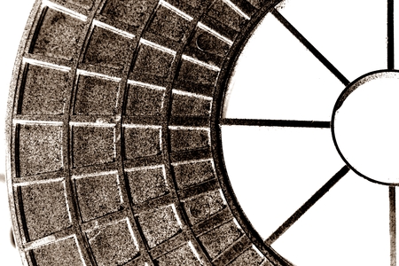 abstract square plastic shape for background usedの写真素材