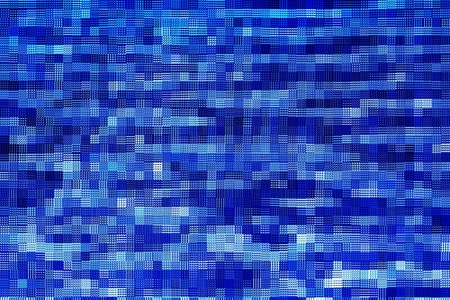 abstract blue mosaic block for background usedの写真素材