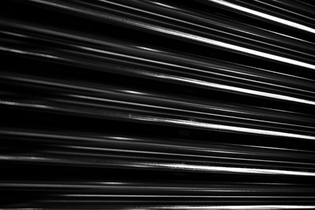 abstract of line up metal tube for background usedの写真素材