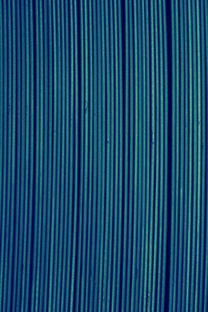 abstract of line up green metal slatの写真素材