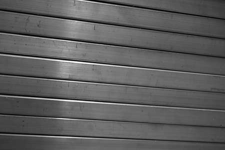 abstract of black and white metal lathの写真素材