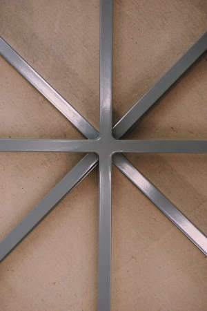 abstract of multiple and stack metal cross