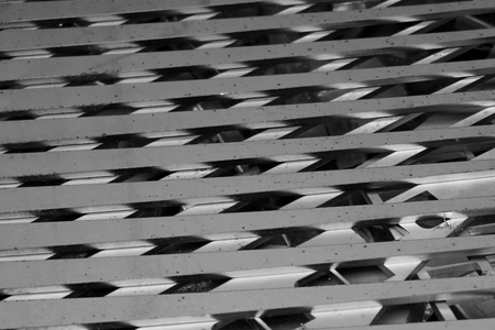 abstract of metal with variety shape for background usedの写真素材