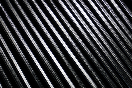 abstract of oblique metal line for background usedの写真素材