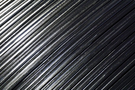 abstract of oblique metal line for background usedの写真素材