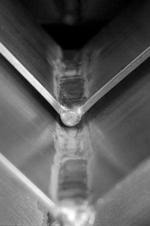 abstract stack of metal angle for background usedの写真素材