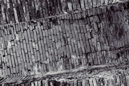 abstract old brick wall for background used