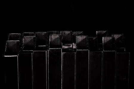 abstract of metal lath for background used