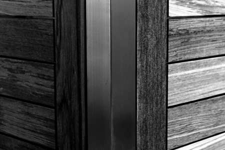 abstract of corner of wood for background usedの写真素材