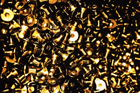 group of screw in the factory for background usedの写真素材