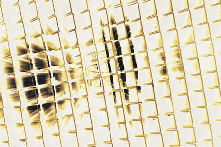 stack of metal tube with light for background usedの写真素材