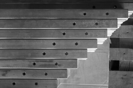 abstract of metal line for background usedの写真素材