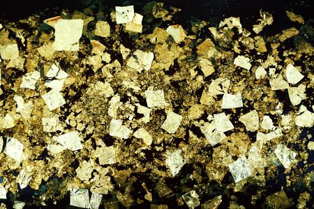 abstract of gold leaf texture for background used