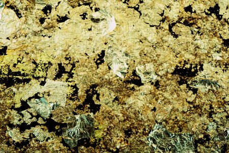 abstract of gold leaf texture for background usedの写真素材