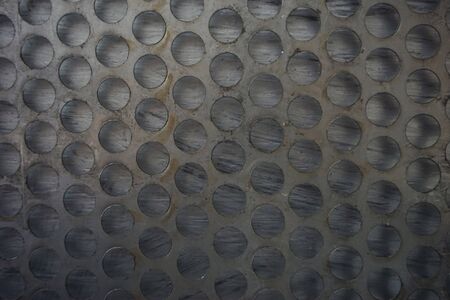 abstract of round metal mesh texture for background used