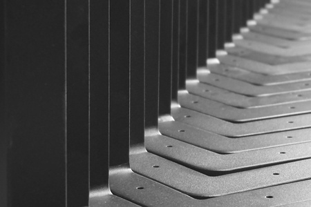 abstract of metal angle texture for background usedの写真素材