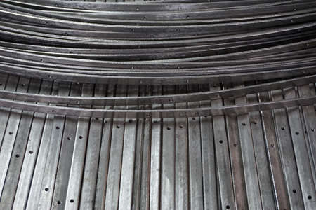 abstract of metal line for background usedの写真素材