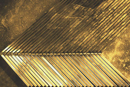 abstract of metal angle texture for background usedの写真素材