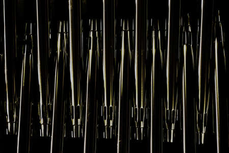 abstract of metal line for background usedの写真素材
