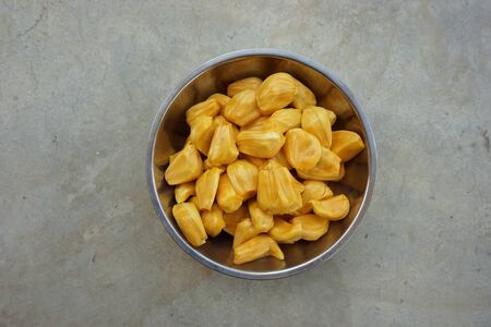 close up jackfruit ready to eat for food background usedの写真素材