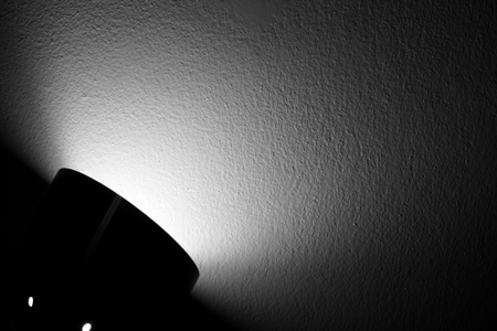 abstract of shade of light from the electric lampの写真素材
