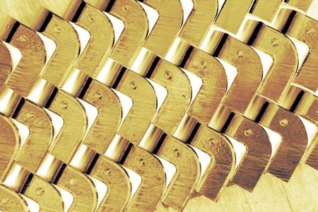 abstract of metal with variety shape for background used