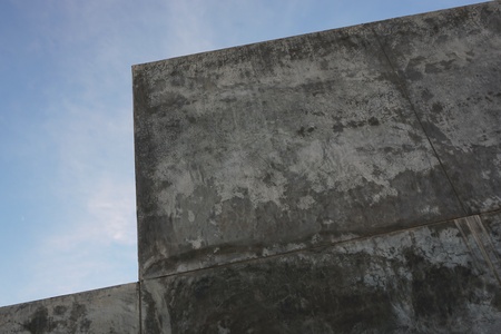 abstract of old concrete wall texture for background usedの写真素材