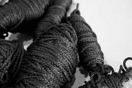 abstract of spinning thread for background used