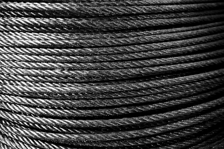 abstract of wire rope texture for background used