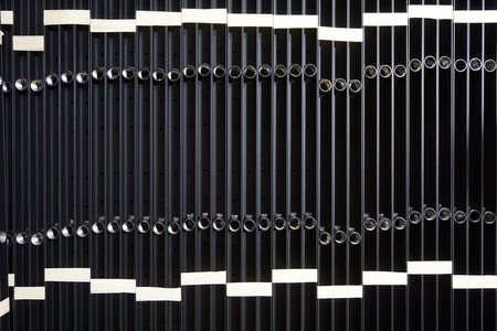 abstract of metal line for background usedの写真素材