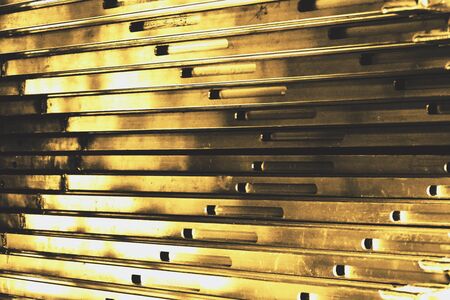 abstract of metal line for background usedの写真素材