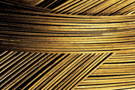 abstract of metal line for background usedの写真素材