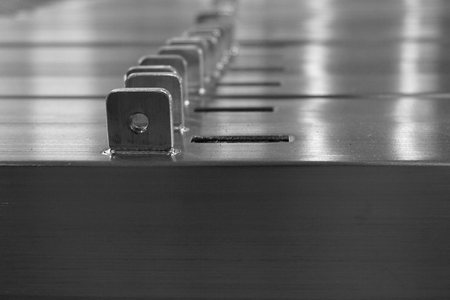 abstract of metal line for background usedの写真素材