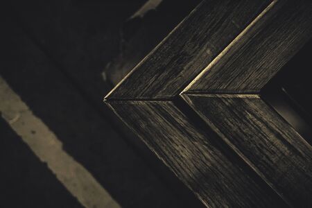 abstract wood angle in the factory for background usedの写真素材