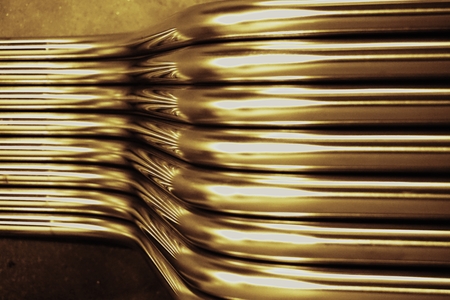 abstract of metal line for background usedの写真素材