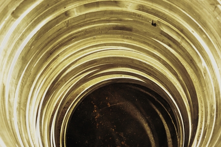 abstract of light at the end of the tunnelの写真素材