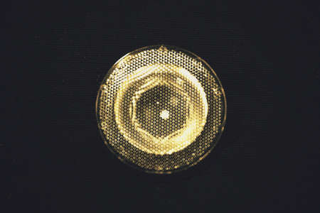 abstract of metal circle for background usedの写真素材