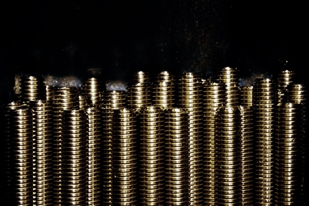 abstract group of spare part for background usedの写真素材